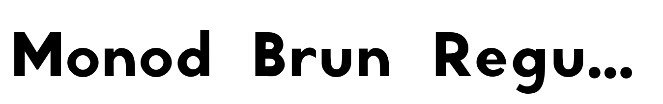 Monod Brun Regular